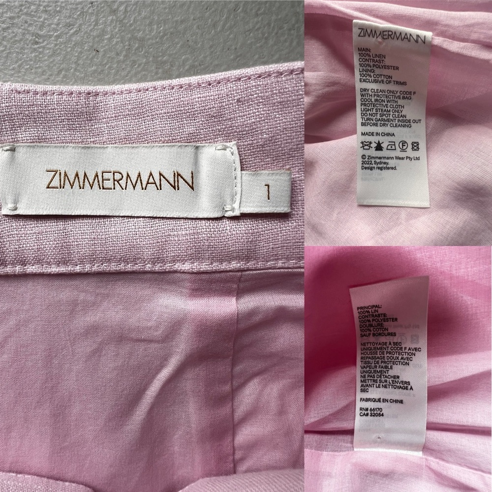 NWOT Zimmermann High Tide Flower Maxi Linen Skirt Size medium/1 - Picture 8 of 10